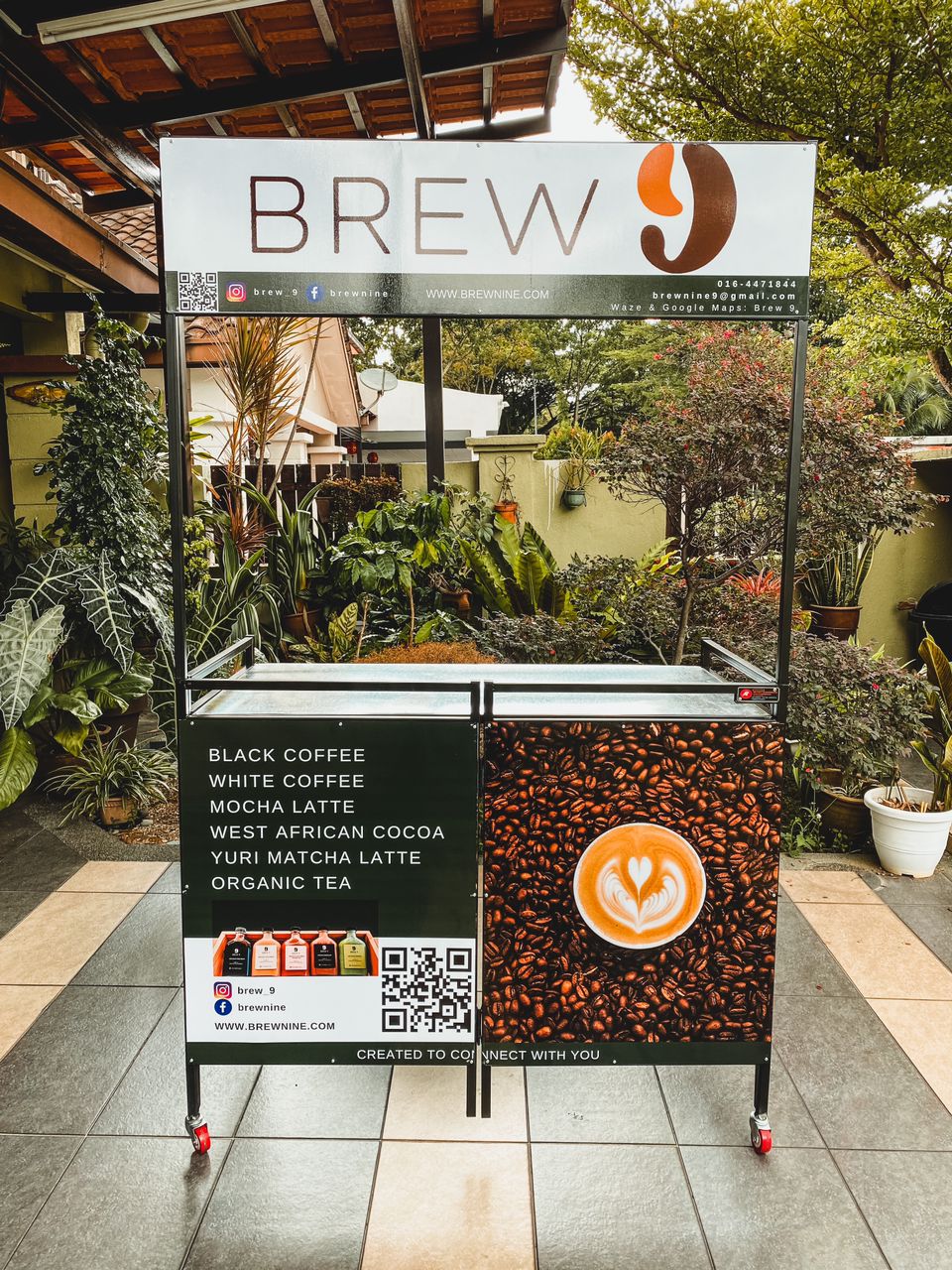 Brew 9 Pop Up Coffee Cart | VMO